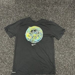 Nike Dri-Fit Large Color Black T-Shirt